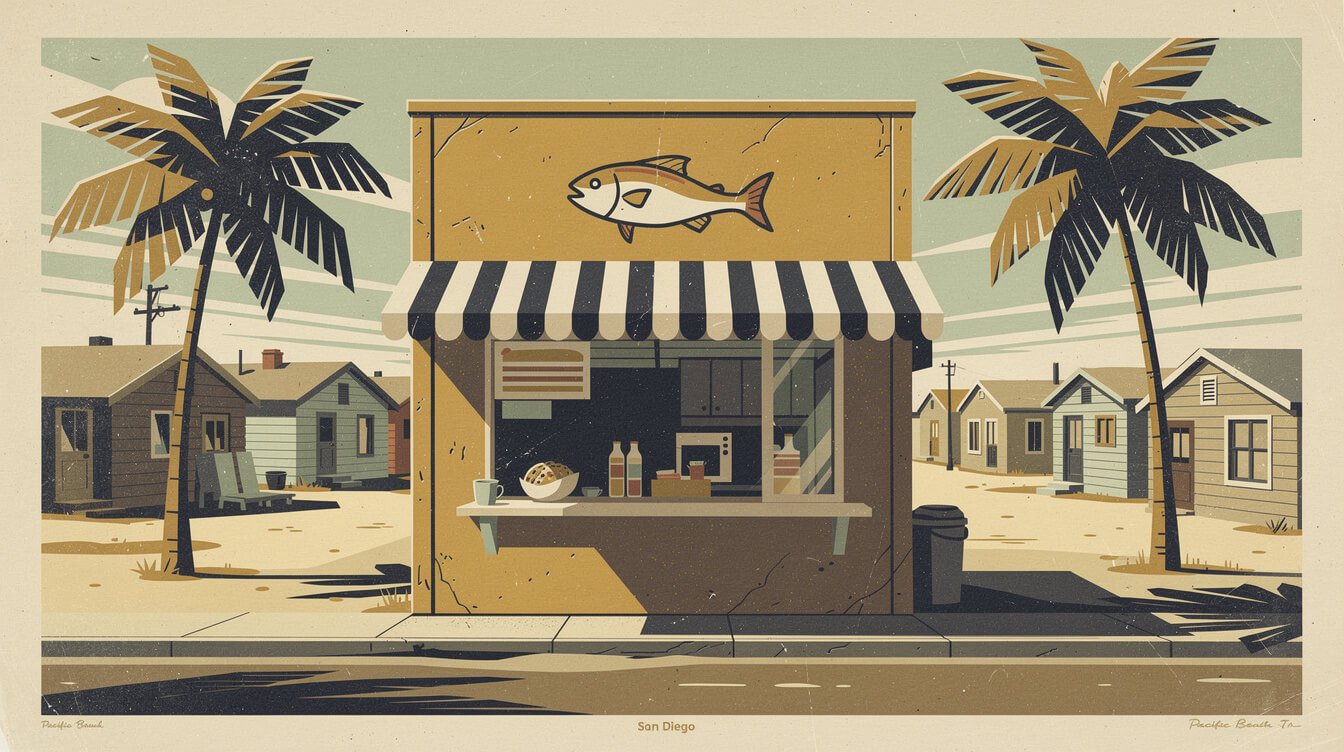 Pacific Beach San Diego taco counter