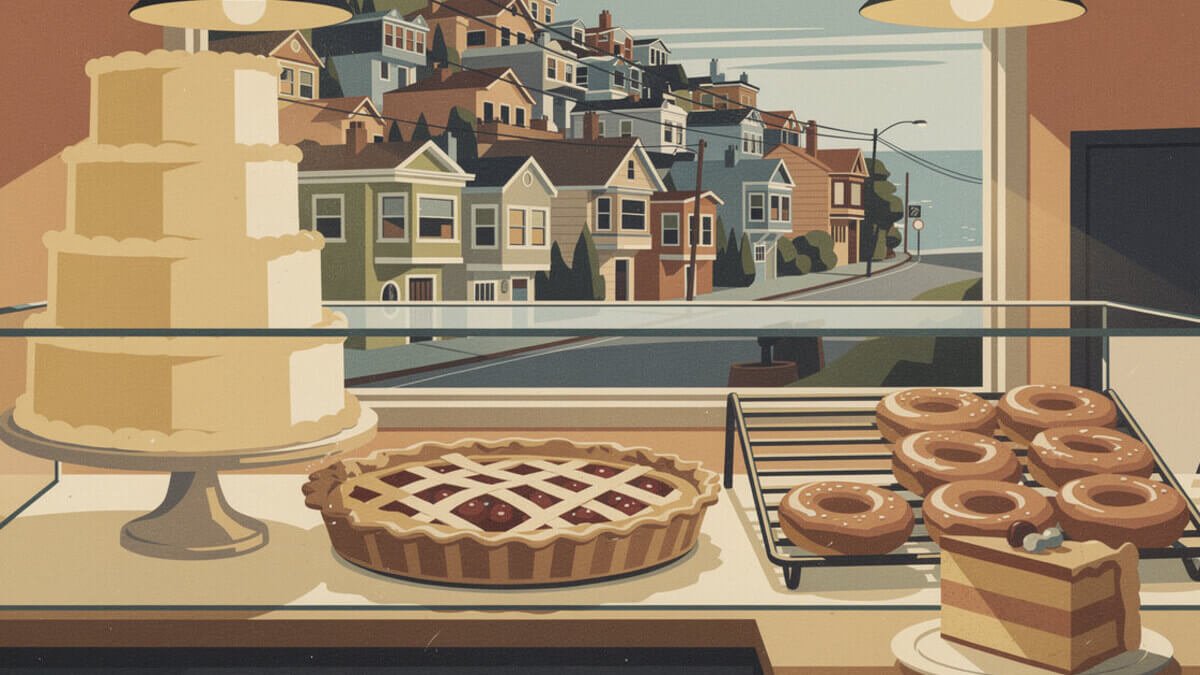 Cakes, pies, and donuts from San Francisco bakeries